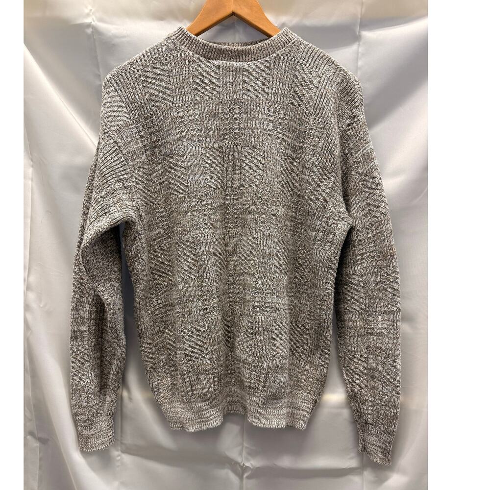 Oscar De La Renta Men's Vintage Pullover Sweater Size M Crew Neck Hand Framed
